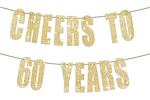 Cheers to 60 Years Banner