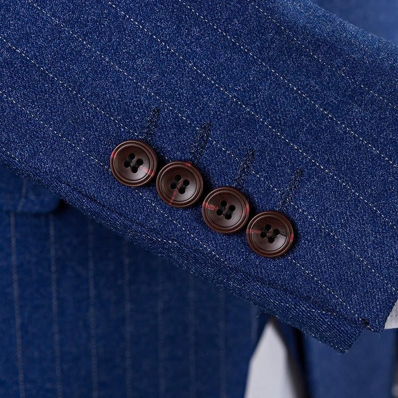 Men's Office Business Suit Slim Fit 3 Piece Formal Vest Pants Tuxedo Outfit Wedding Groom Prom Set(XXX-Large)3