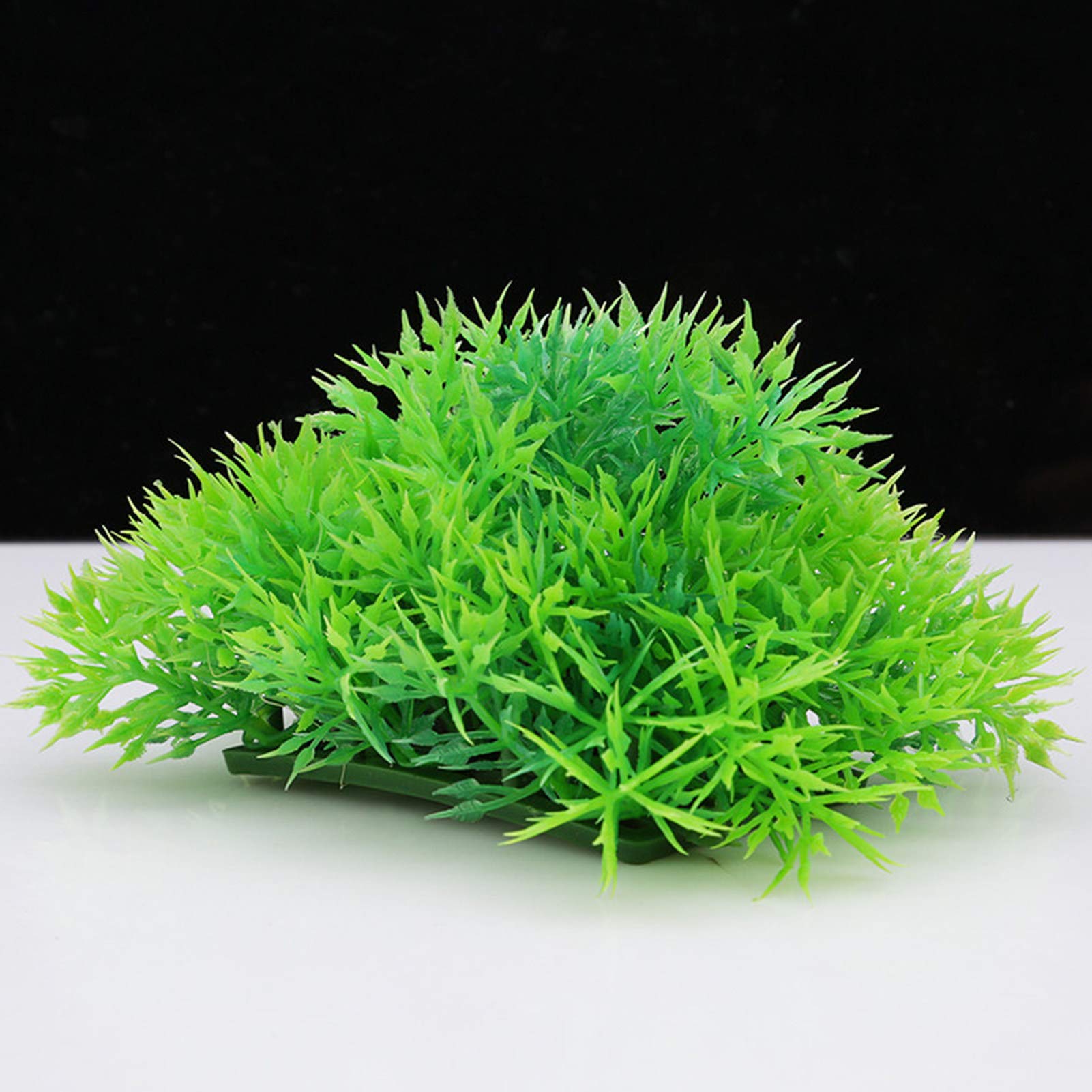 Decorazione acquario corallo pino artificiale base rossa