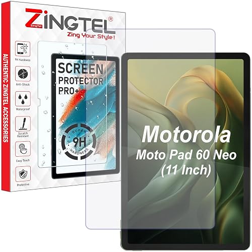 ZINGTEL Matte Screen Guard Compatible With Motorola Moto Pad 60 Neo Tab/Motorola Moto Pad 2026 (11 Inch Tablet) Flexible Anti Glare Matte Screenguard Not a Tempered Glass Screen Protector