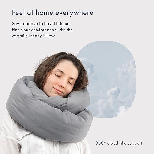 Miniatura 2 de Huzi Infinity Pillow - Bufanda suave para el cuello para hogar viajes