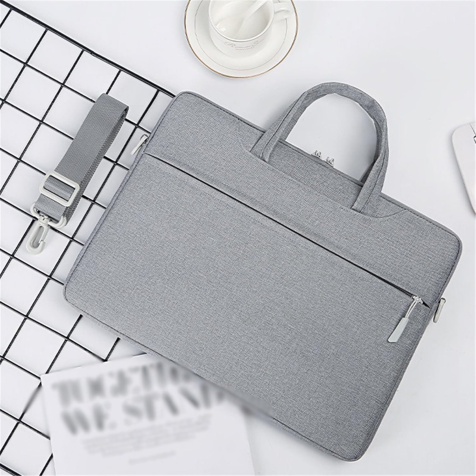 Etui na laptopa Torba na laptopa z paskiem na ramię z tkaniny Oxford 14 15,6 cala biznesowa walizka z uchwytem