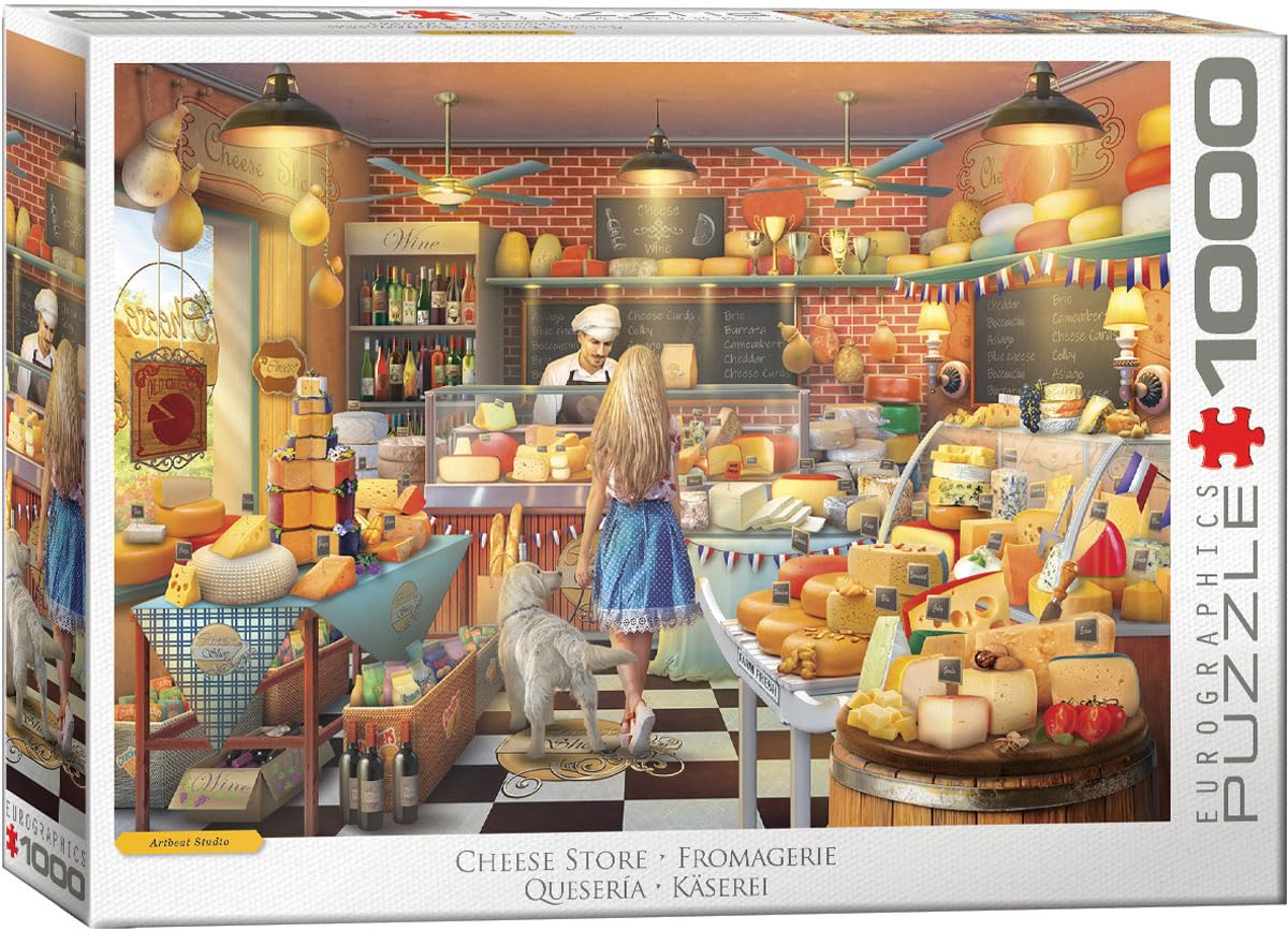 Cheese Store 1000 Pieces Jigsaw Puzzle for Adults, 1000 Pieces Puzzle