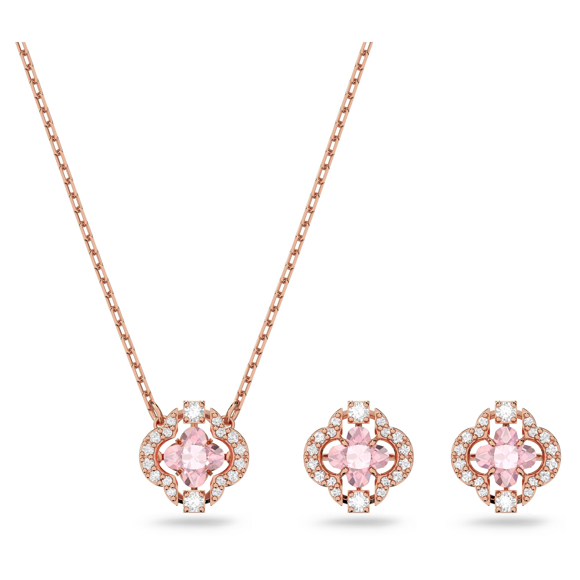 SwarovskiSparking Dance Crystal Necklace and Earring Set Jewelry Collection