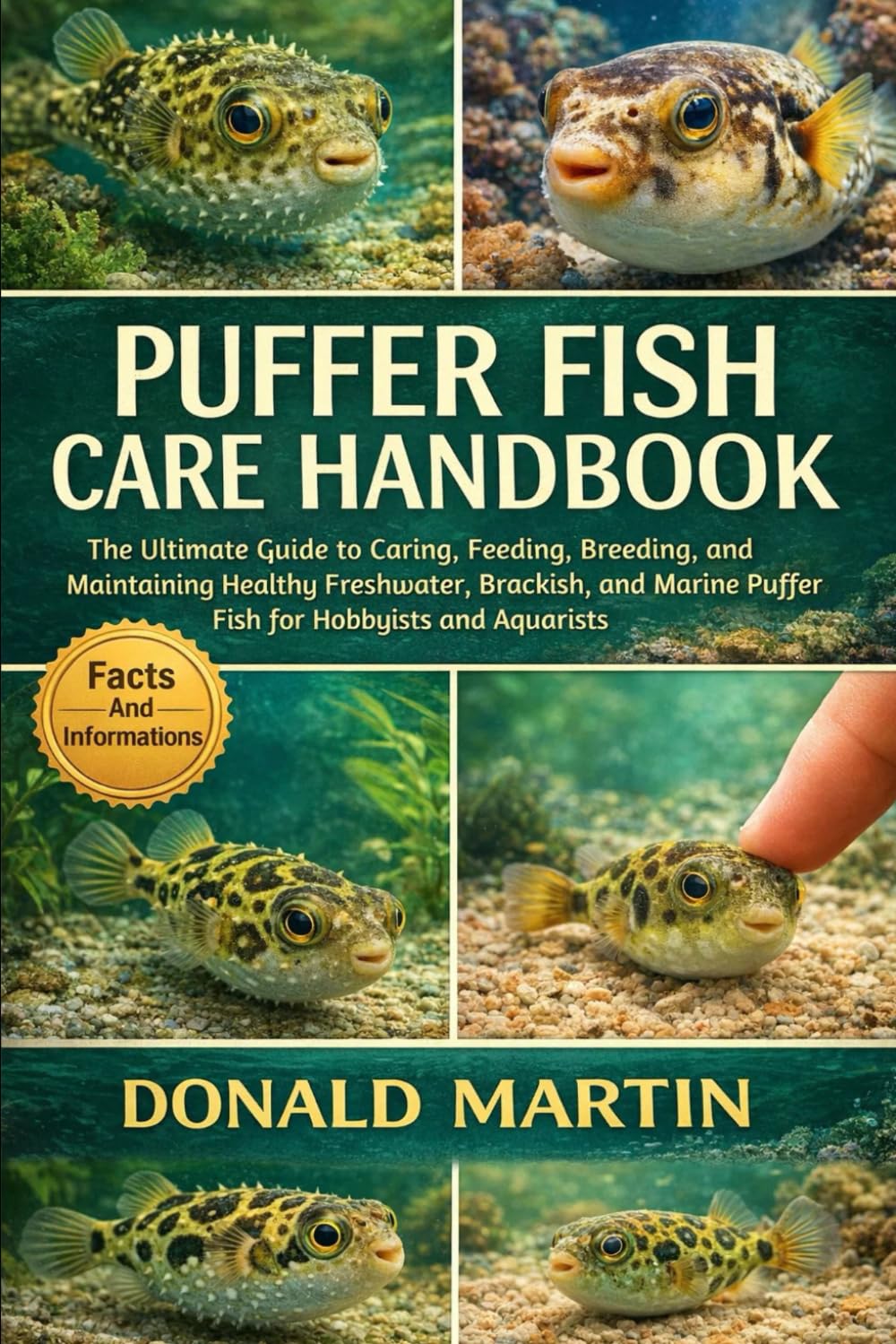 PUFFER FISH CARE HANDBOOK: The Ultimate Guide to Caring, Feeding, Breeding, and Maintaining Healthy Freshwater, Brackish, and Marine Puffer Fish for Hobbyists and Aquarists.