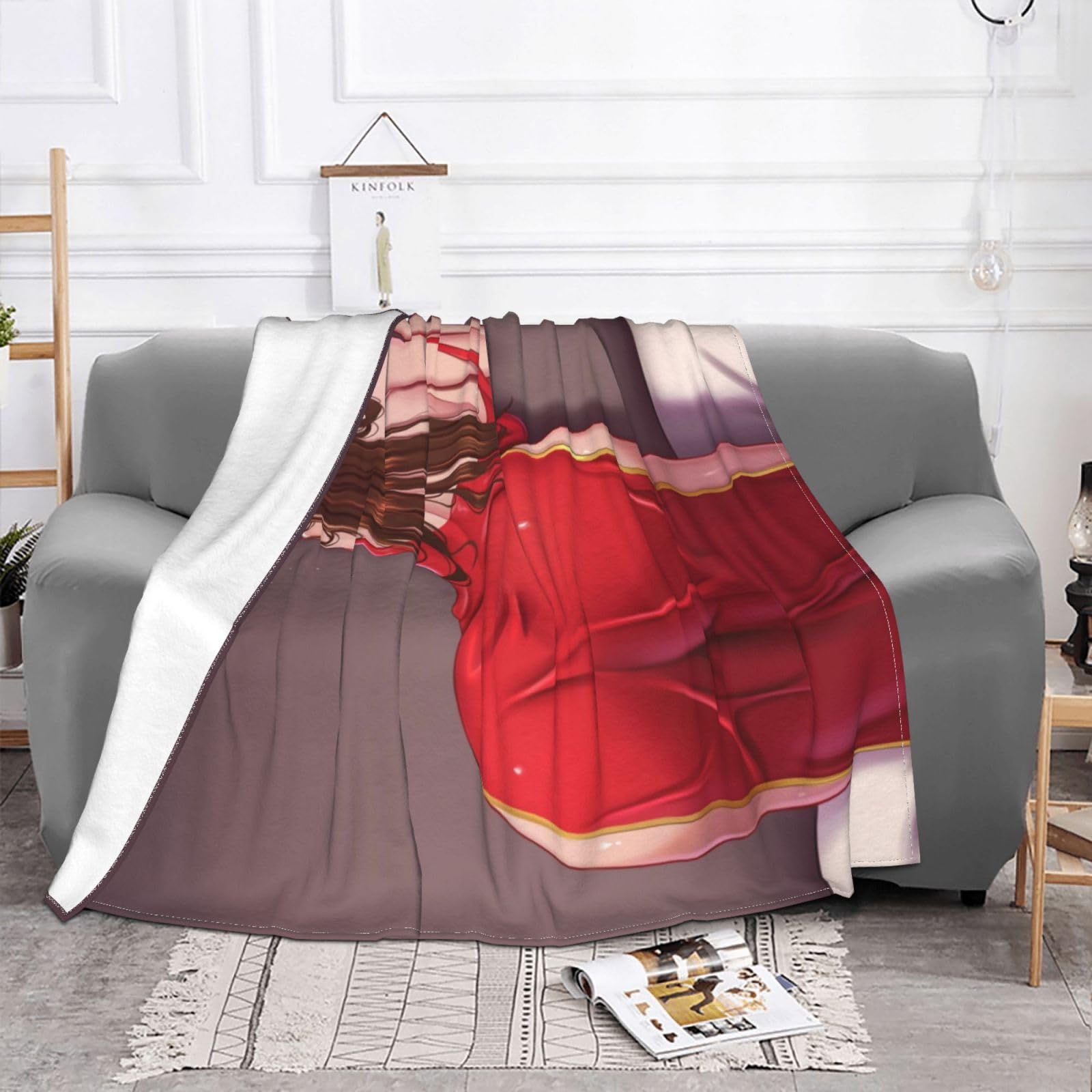 Amazon｜毛布 ブランケット フランネル 膝掛け 彼女、お借りし