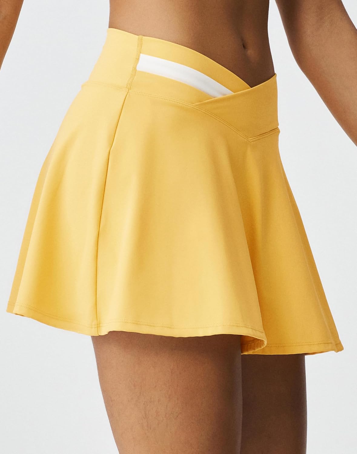K-Swiss Tennis Skirts for Women - Athletic Skorts with Pockets Shorts Cross Waist for Golf Pickleball Running Workout