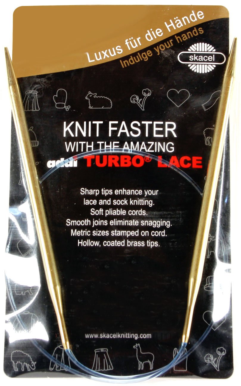 Addi Turbo Lace Circular Needles 24", 2.00 mm US 0