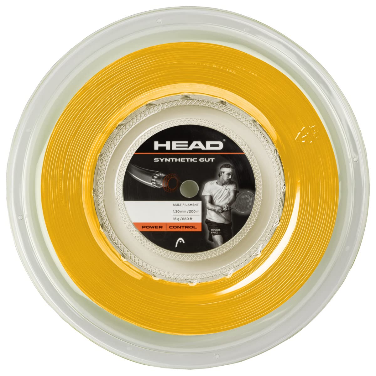 Head Intestino Sintético Cuerda de Tenis, Unisex Adulto