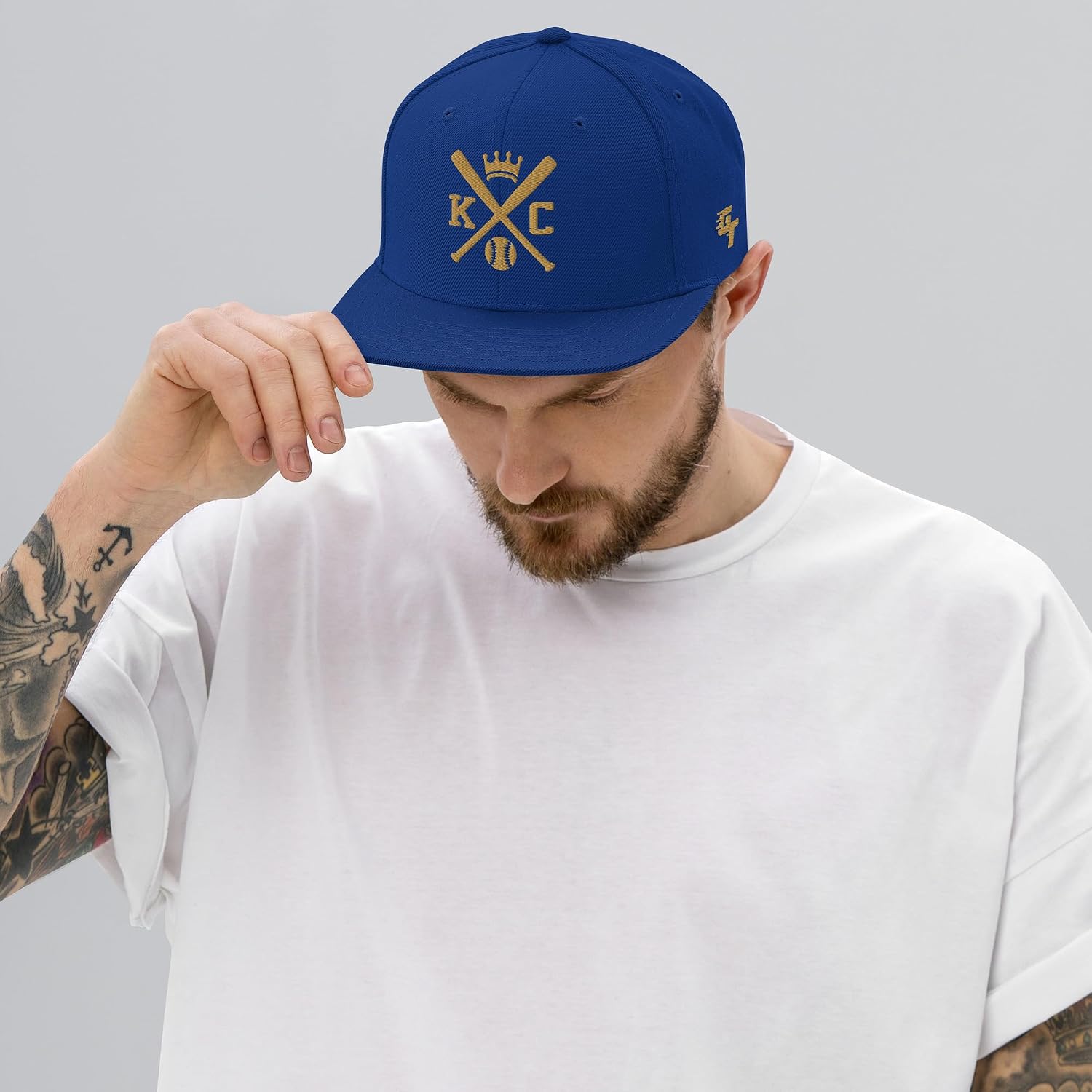 Kansas City Baseball Bats Retro KC Snapback Hat Baseball Cap