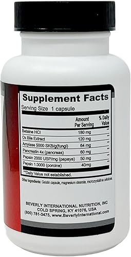 Miniatura 2 de Beverly International Complejo de enzimas múltiples (MEC, 90 cápsulas. Una ayuda digestiva ultra premium que ayuda a culturistas, atletas y