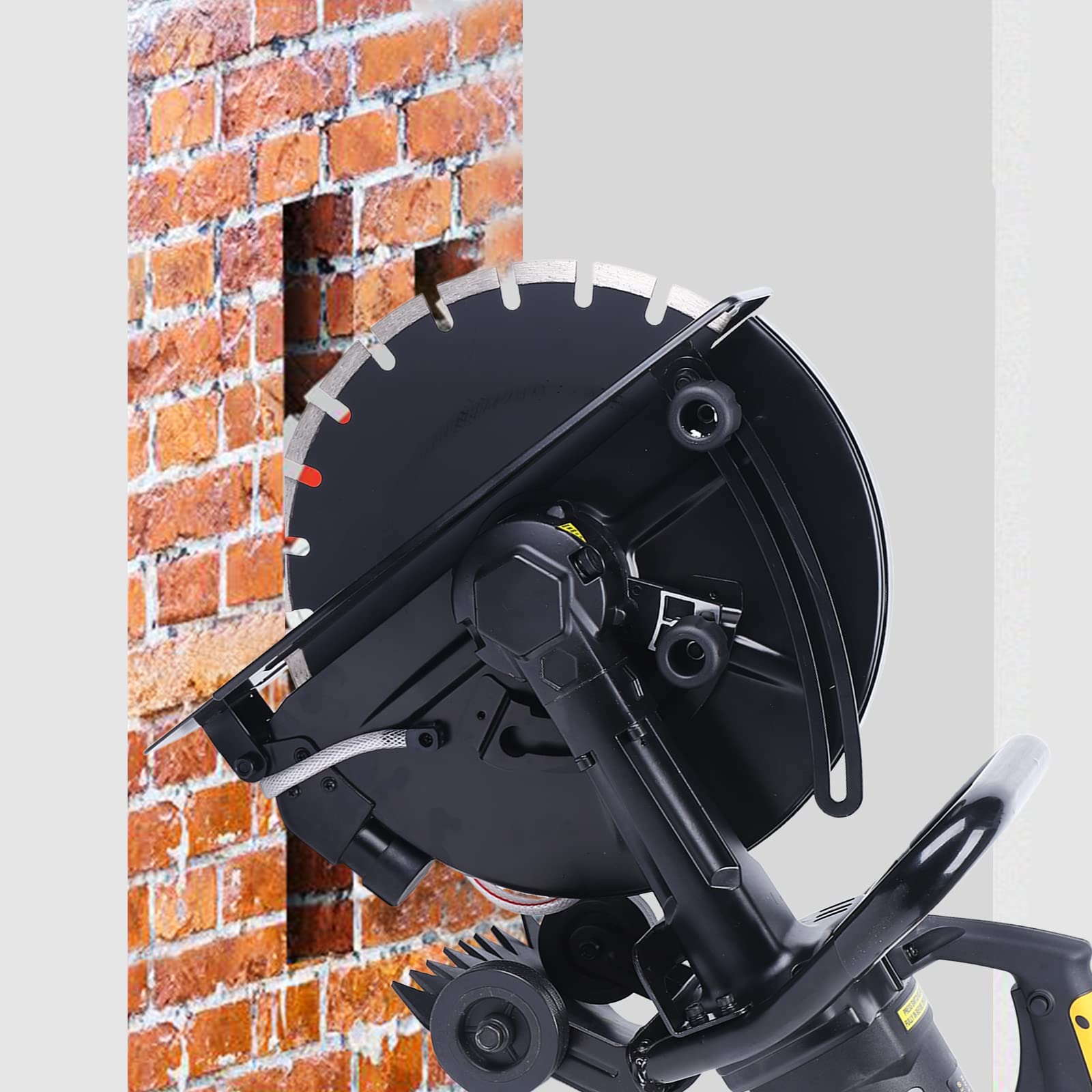 Troncatrice per pietra, 2800 W, 4600 rpm, taglierina per calcestruzzo, 350 mm, con tubo da 5 m, per pietra, cemento e ceramica