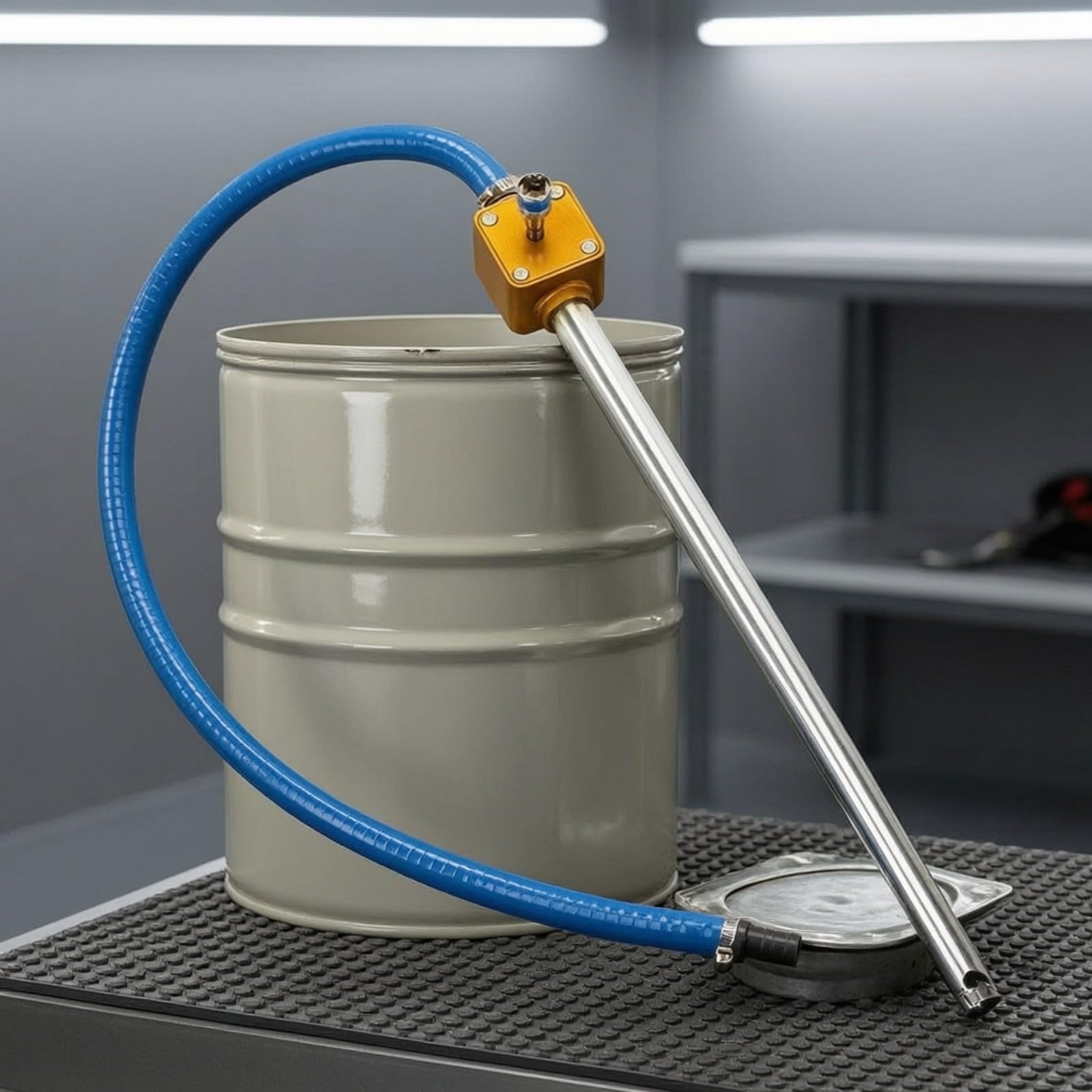Amagogo Bomba Aceite con Tubo cción | Flexible, Bomba Extractora líquidos con tubo flexible, para r, Garaje, Mecánicos