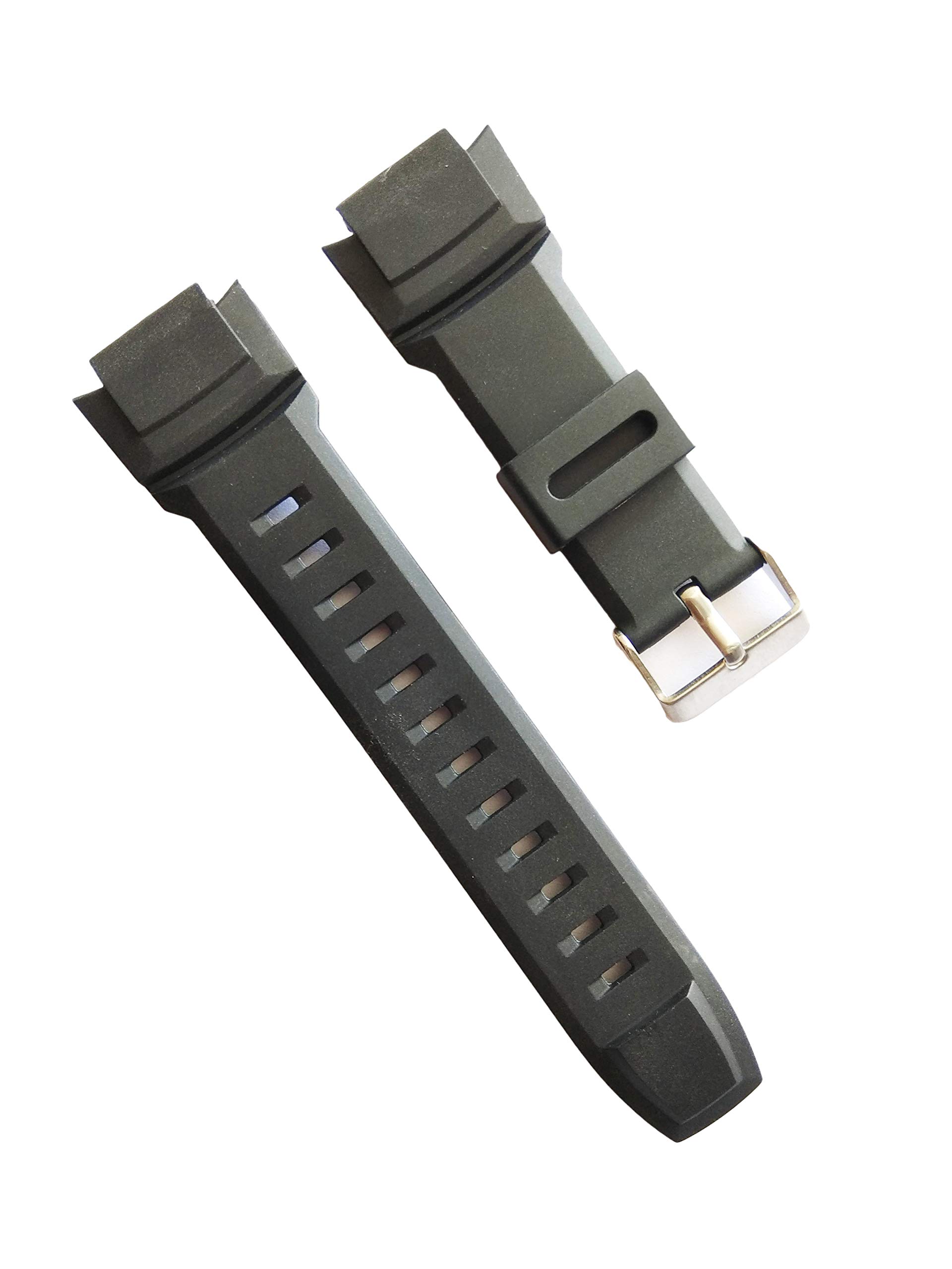 g24 16mm x 25mm Black Replacement Watch Band Strap