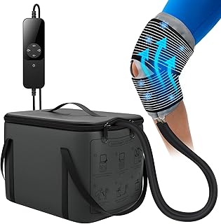 Ice Machine for Knee After Surgery, 6 Timers 5 Speed Levels, Cold Therapy Machine