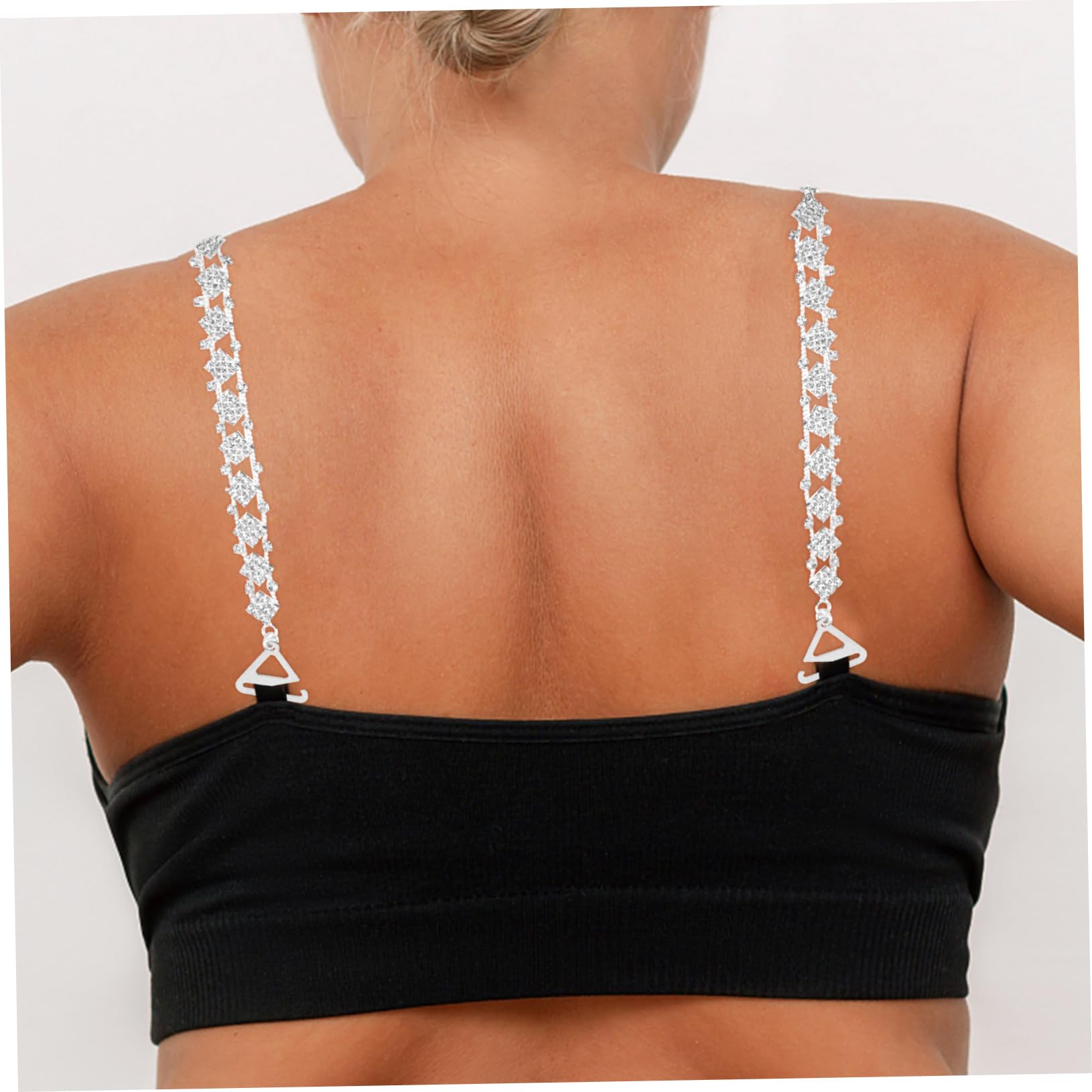 Beaupretty Rhinestones Invisibles Para Espalda Accesorios Elegantes Para Fiesta Novia