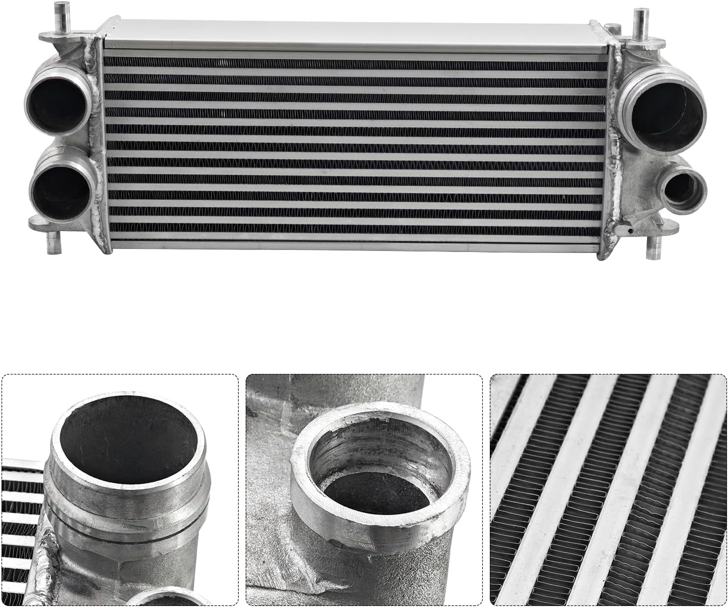 03CSI019ASL Aluminum Turbo Intercooler Replacement for Ford F150 F-150 2.7L 3.5L EcoBoost 2015 2016 2017 2018 2019 2020