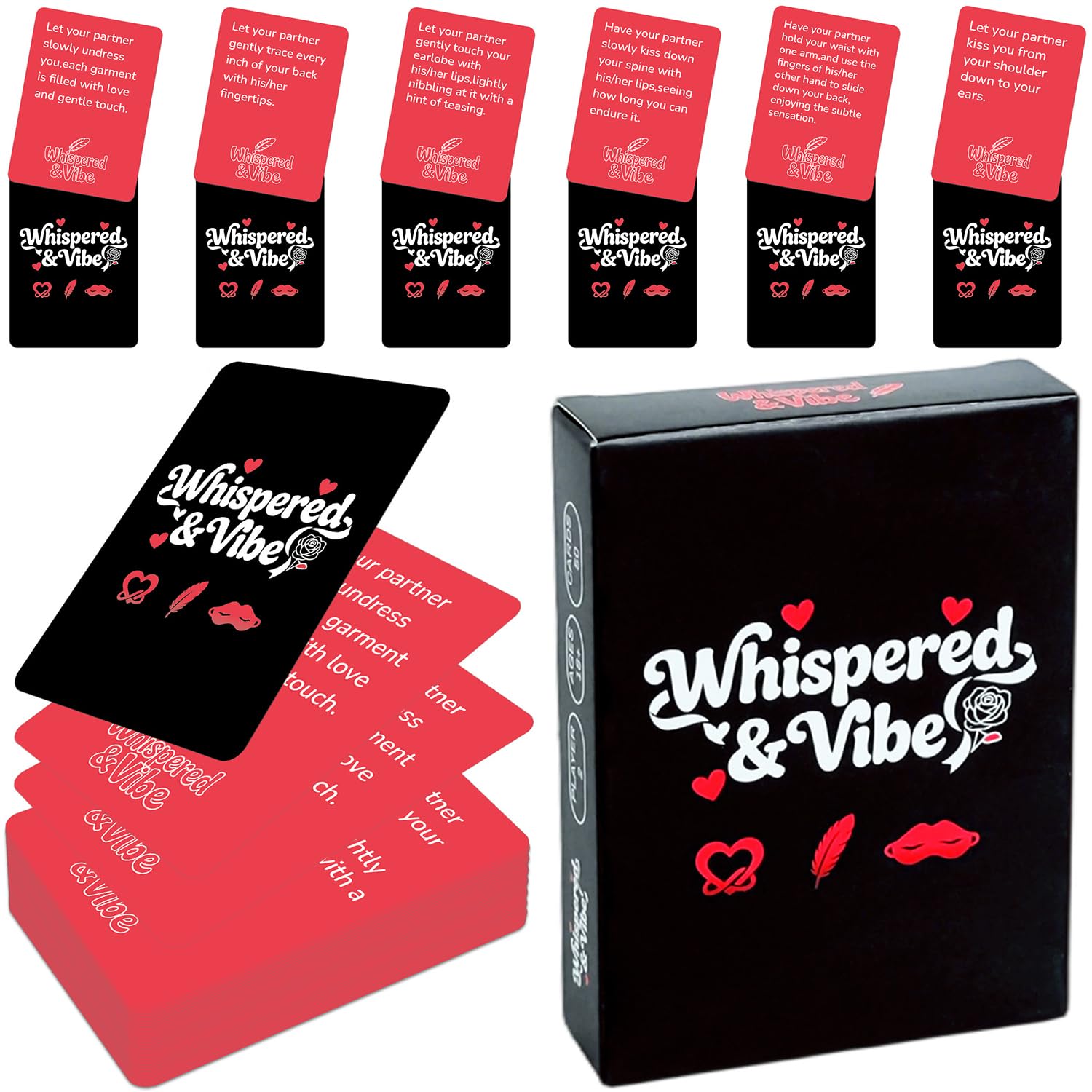 MIFKLMV Couples Games – 50 Cards – Card Games for Adults – Fun Relationship Games for Him and Her – Romantic Couples Gift – Wedding, Valentines, Anniversary -B
