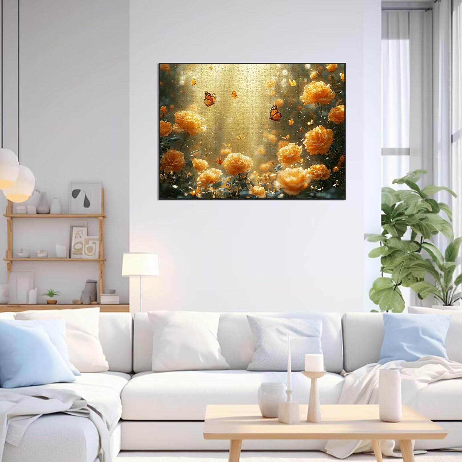 Puzzle 5000 Teile für Erwachsene, 3D Puzzle Rose Holzpuzzles, n-543