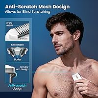 Vista 4 de Maquinilla de afeitar eléctrica para hombres, mini afeitadora eléctrica SweetLF para piernas, brazos, inalámbrica