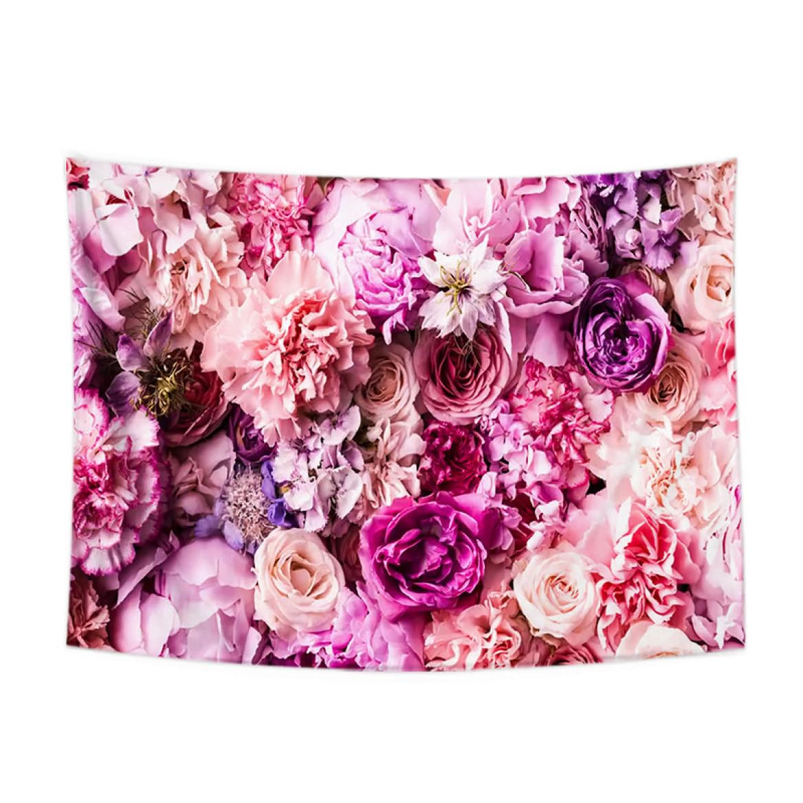Amazon.co.jp: 敷き詰められた薔薇が美しい タペストリー 花