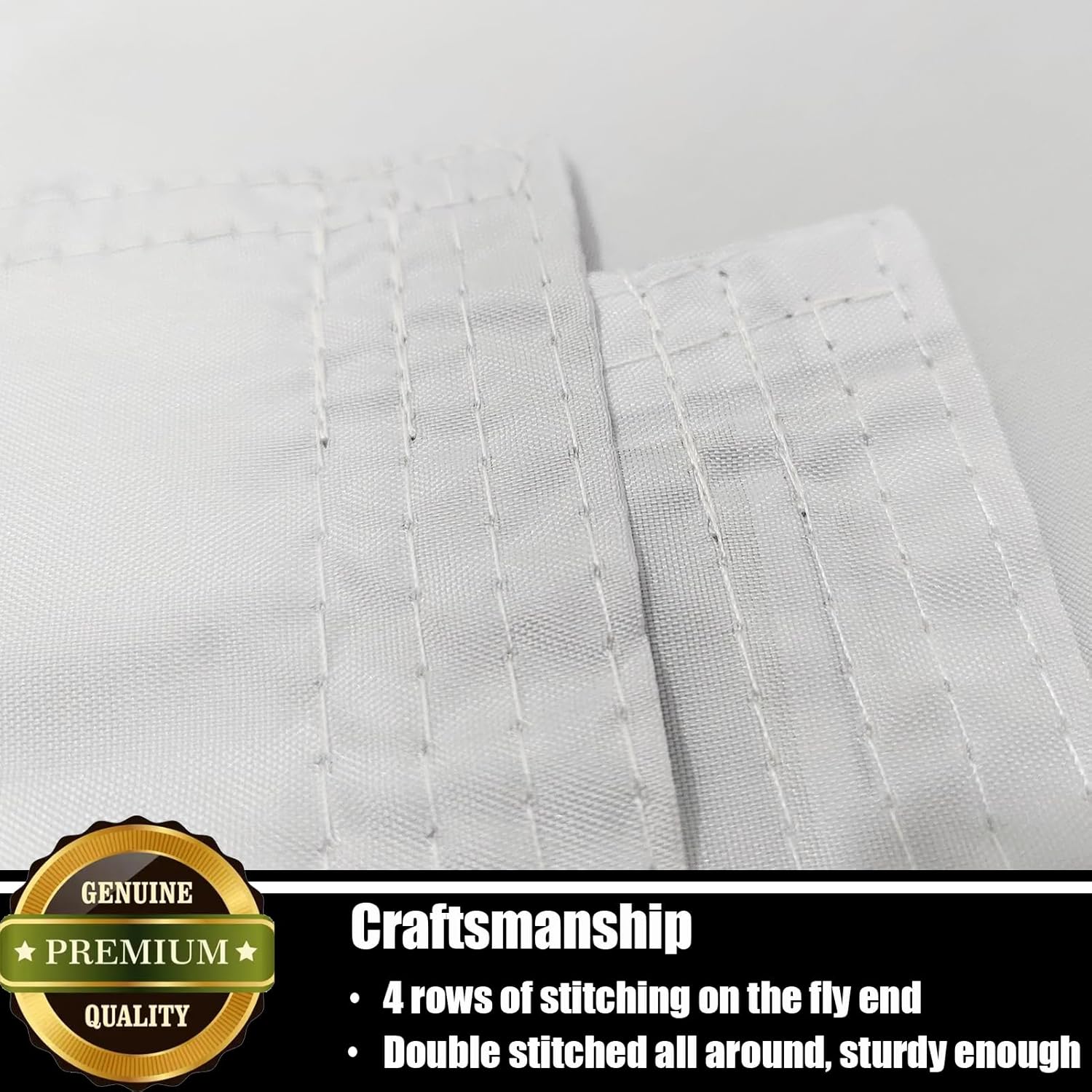 Christian Flag 3x5 FT Sturdy for Outside, Heavy Duty 3Ply Polyester Christian Church Flags Outdoor, Double Sided Long Lasting Cross Jesus Flag Brass Grommets - Image 5