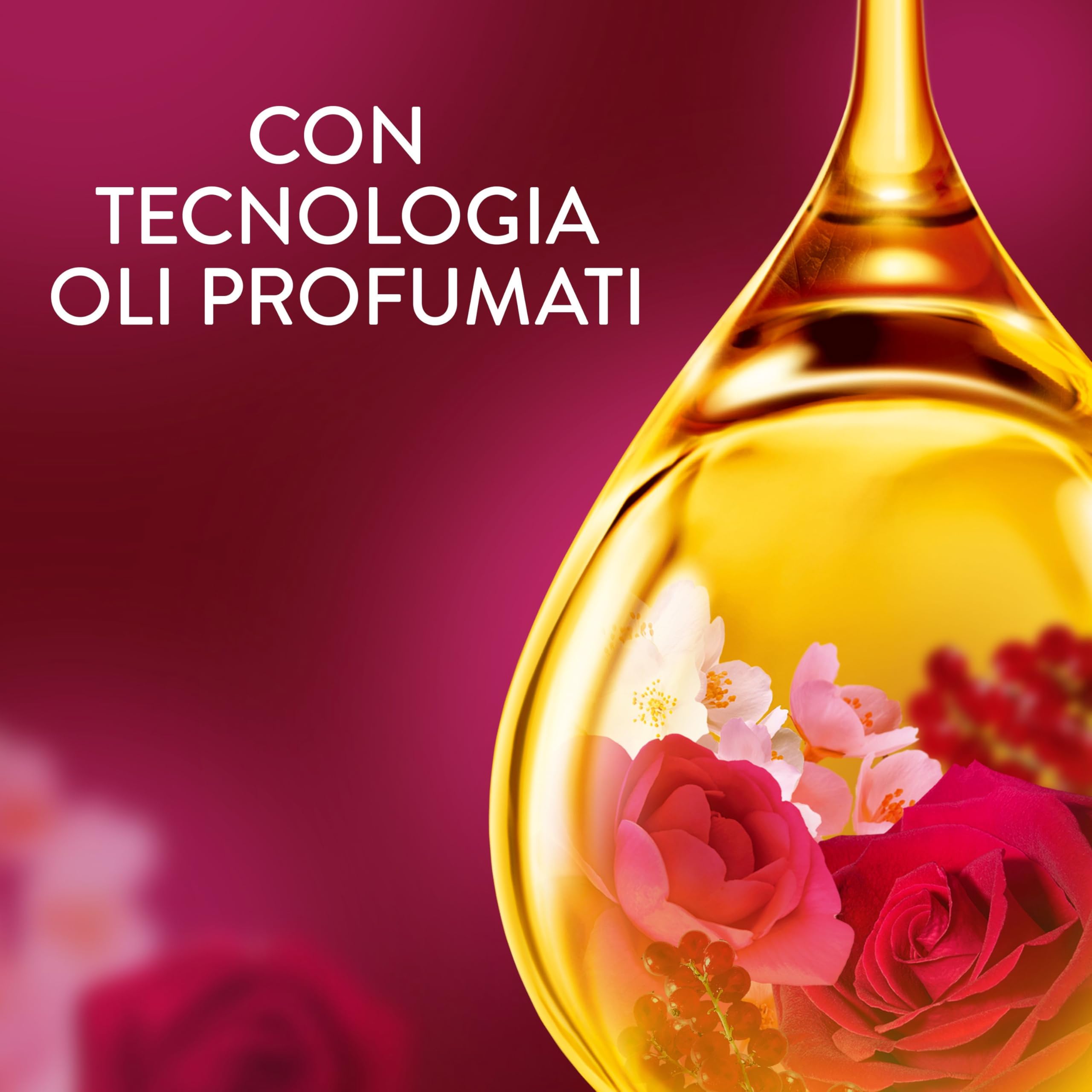 Lenor Ammorbidente Lavatrice Concentrato 440 Lavaggi (8X55), Gelsomino Scarlatto E Rose De Mai, Freschezza Che Dura 3 Volte Più A Lungo Con Tecnologia Olii Profumati