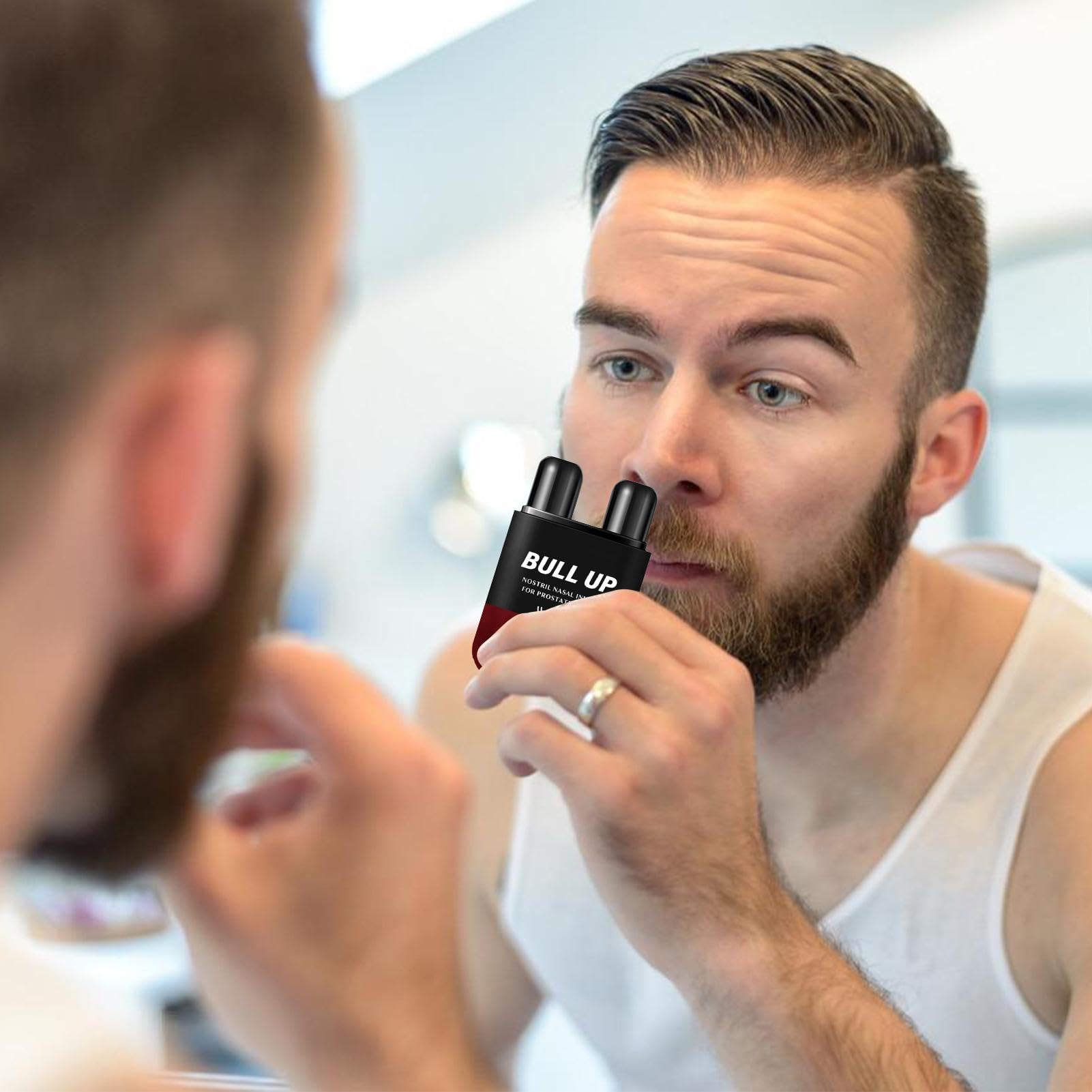 Przenośny inhalator do nosa, podwójny otwór energetyczny dla lepszego oddychania, przyjazny w podróży, kompaktowy inhalator do aromaterapii do podróży, pracy, szkoły i relaksu w domu