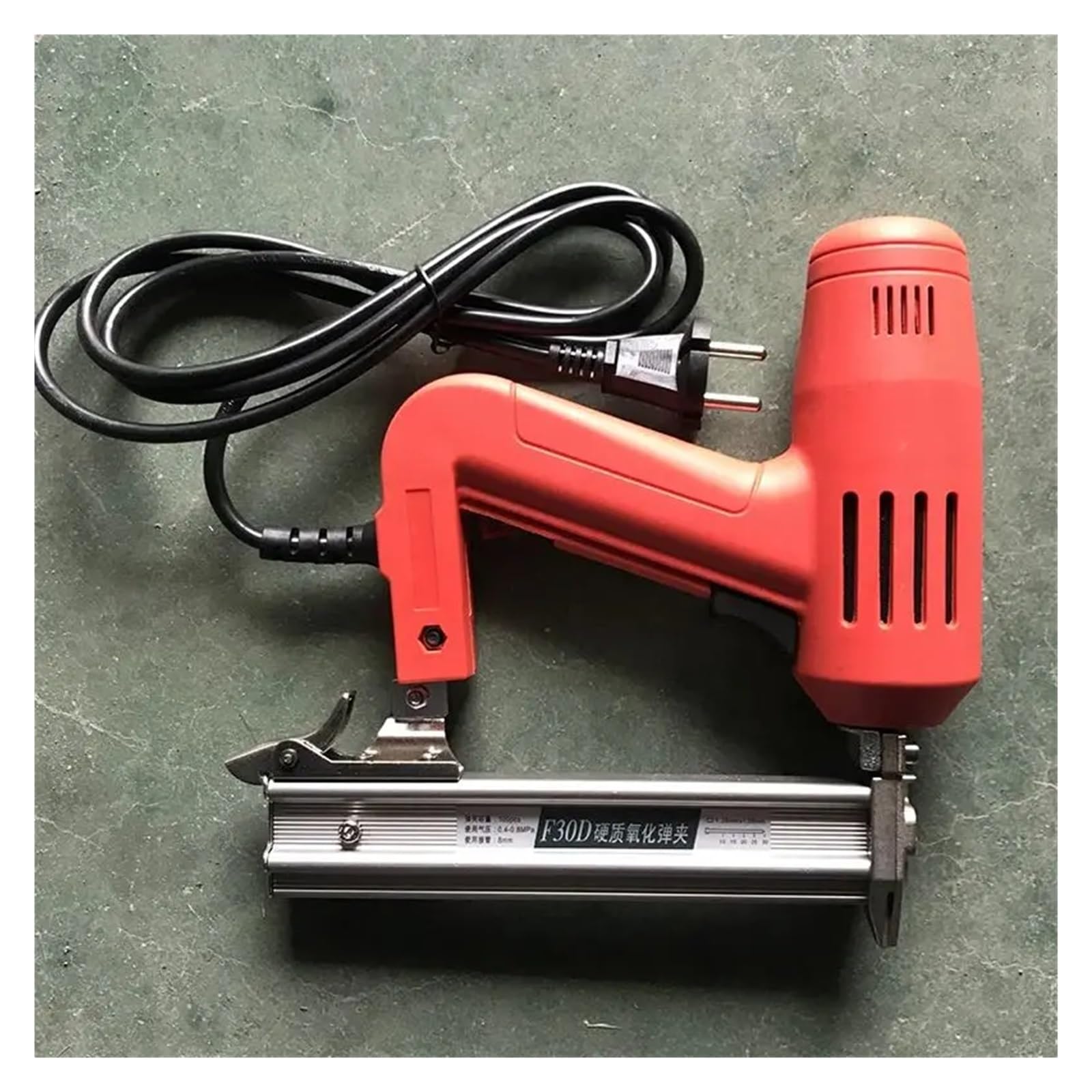 Elektryczny Pistolet Do Gwoździ O Mocy 1800 W, Długość Zszywacza Prostego 10–30 Mm, Dekoracji Wnętrz, Obsługa Opakowań Drewnianych Bezpieczeństwo i wygoda