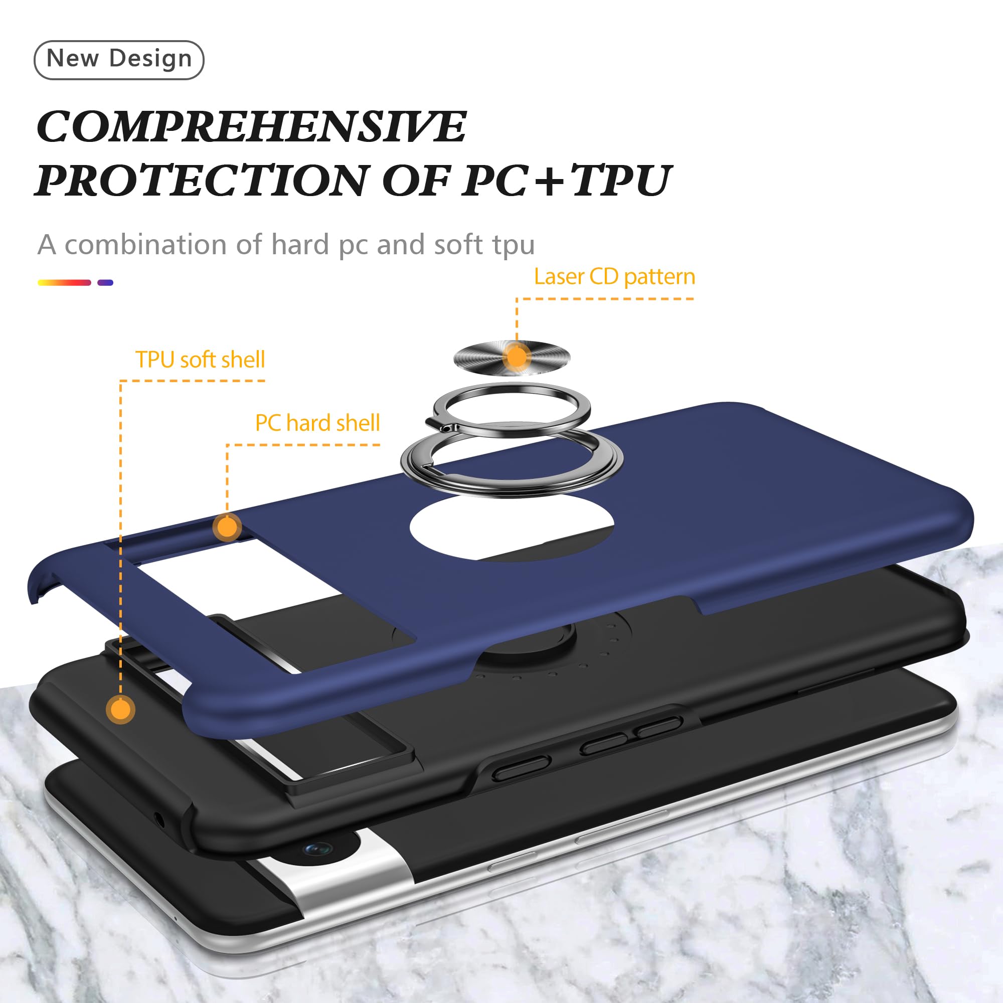 JIAFEI Cover Armor per Google Pixel 8 PRO