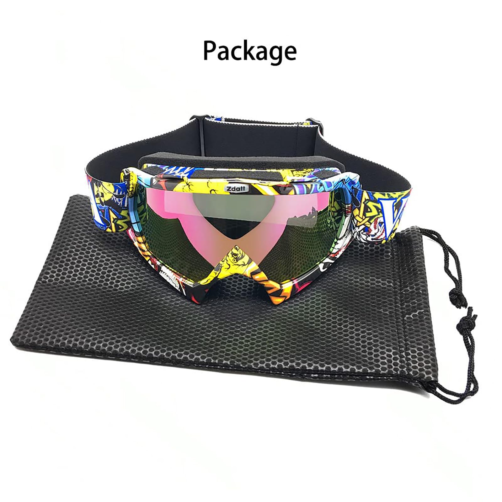 professionale adulto motocross, Dirt Bike ATV moto occhiali da sci, motore gafas protezione UV da sci e snowboard