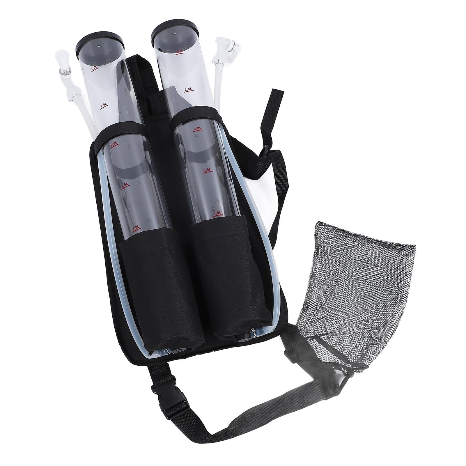 Duokon Distributore di Bevande per Zaino da 6 Litri Doppi Serbatoi da 3 Litri Distributore di Bevande Portatile per Birra e Vino con Spallacci Imbottiti per Feste Camping Bar