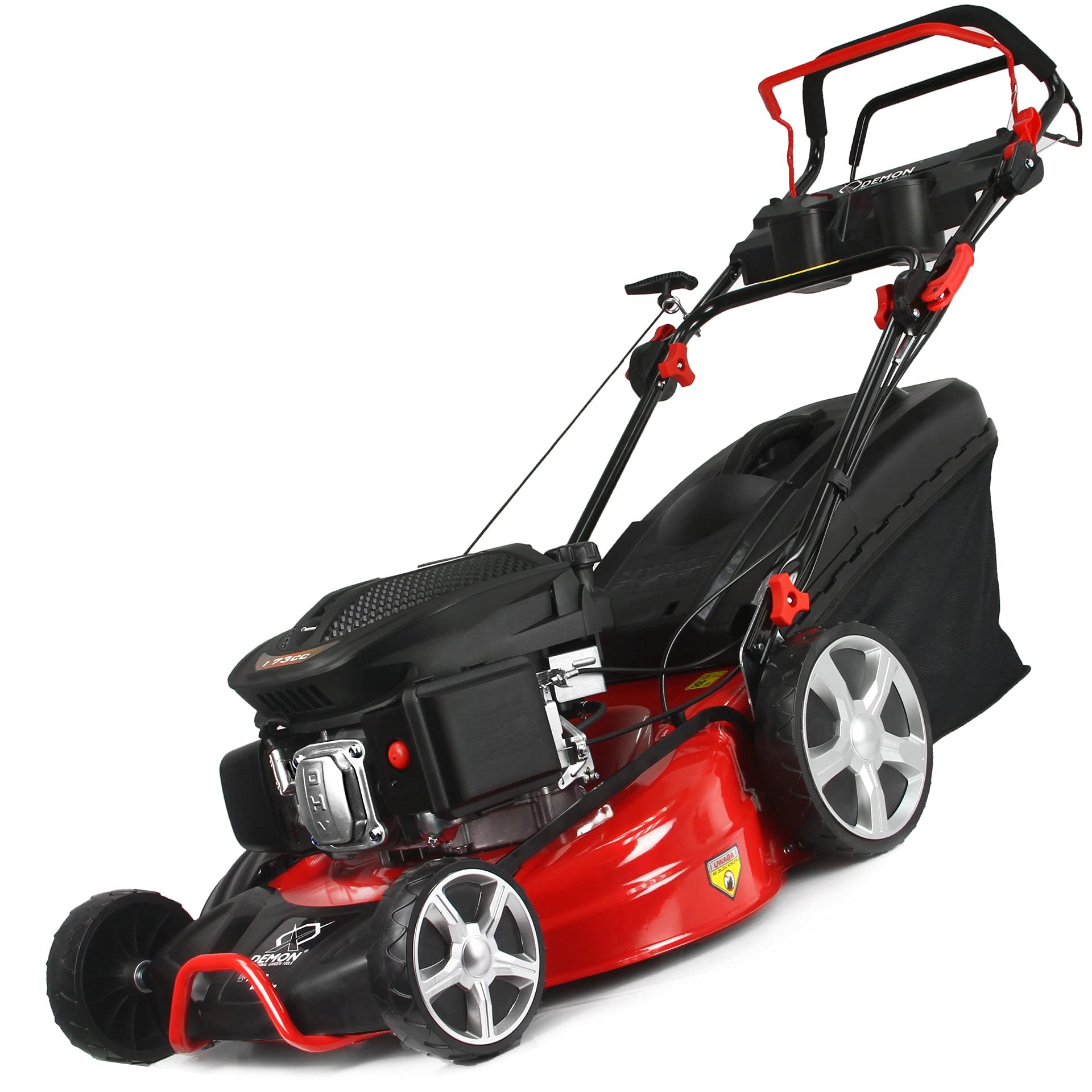 Tosaerba rasaerba a scoppio 173cc Benzina 4.35 CV 3,2KW semovente trazionato area di taglio da 53cm cestino 60 Litri