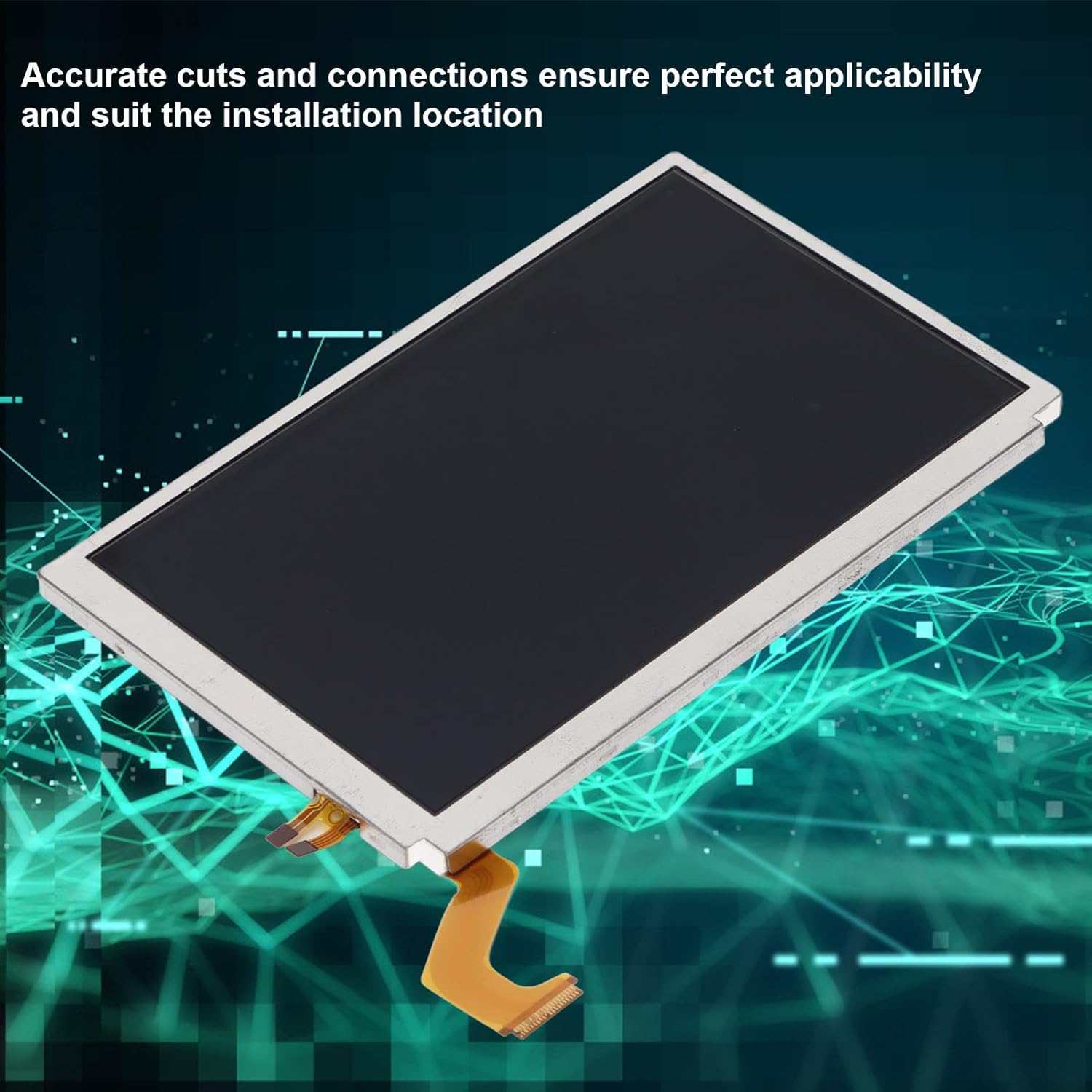 3DS XL LCD Screen Display,Replacement Top Upper LCD Screen Display for Nintendo 3DS XL Game Console,Professional Display Screen Replacement Repair Part