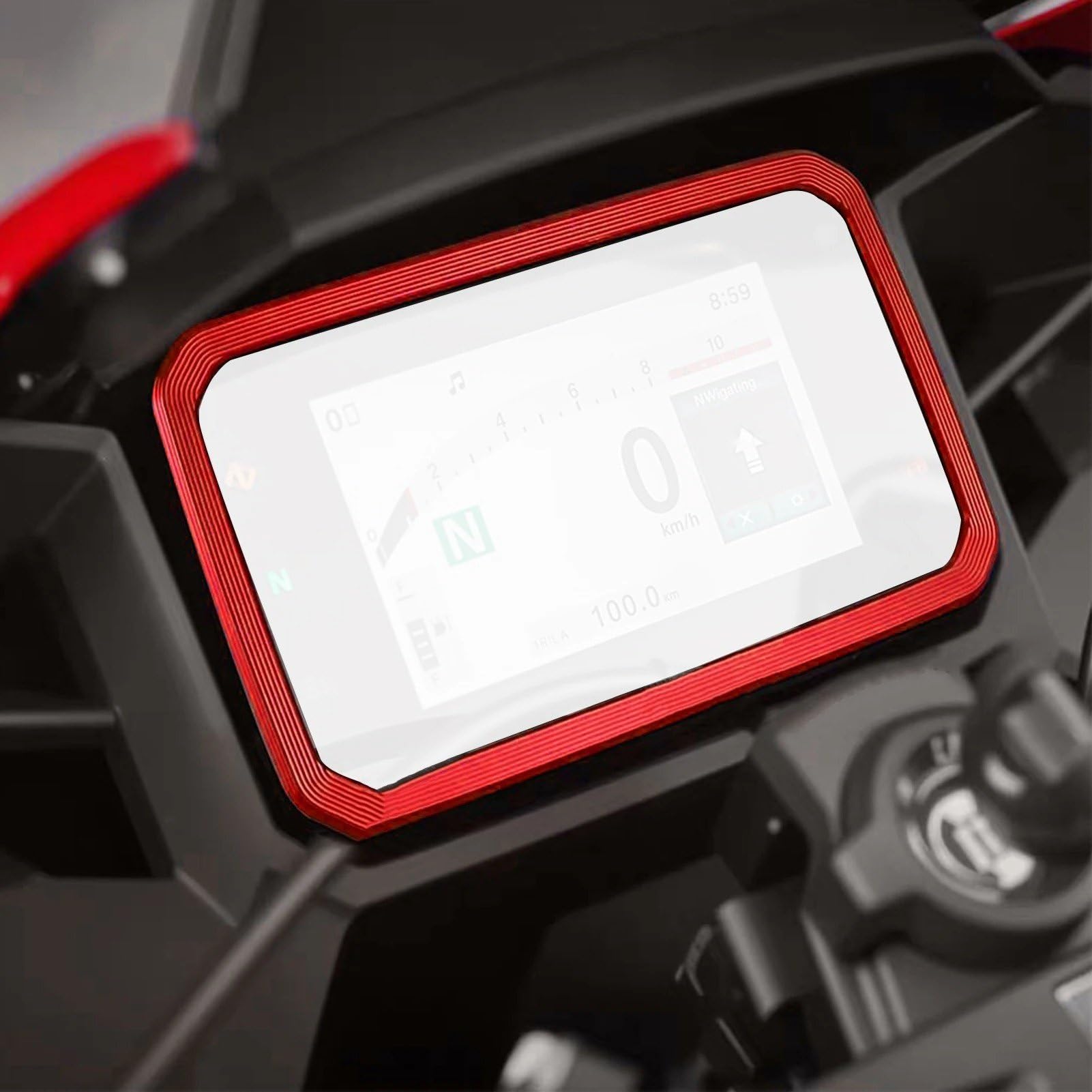 Moto Cruscotto Protezione Schermo Per XADV Per X-ADV 750 Per XADV750 Per ADV350 2021-2026 Strumento Moto Meter Telaio Copertura Cruscotto Protezione Dello Schermo(AD*V-Blue)