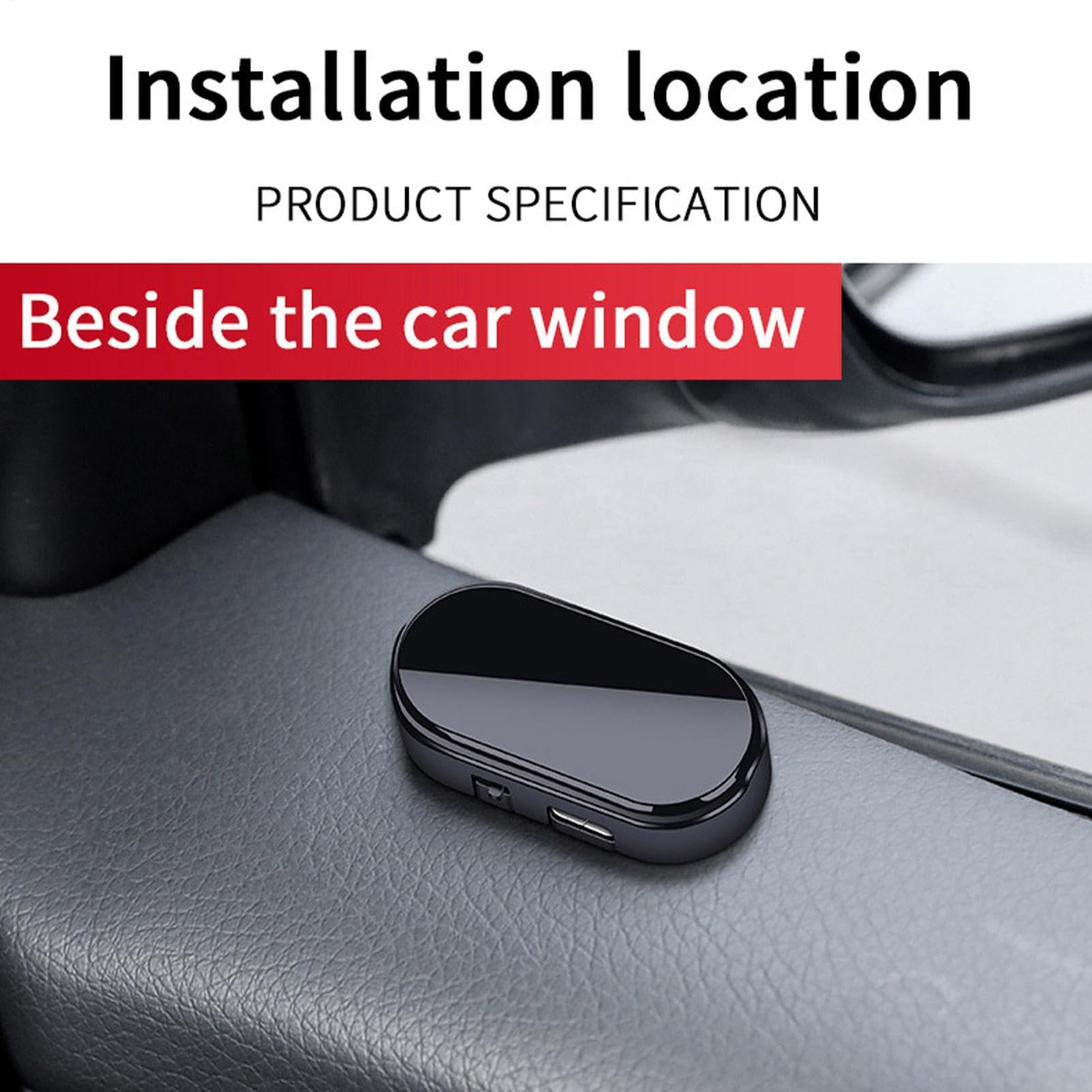 Luce di allarme per auto a energia solare LED blu 360° base magnetica ricarica USB