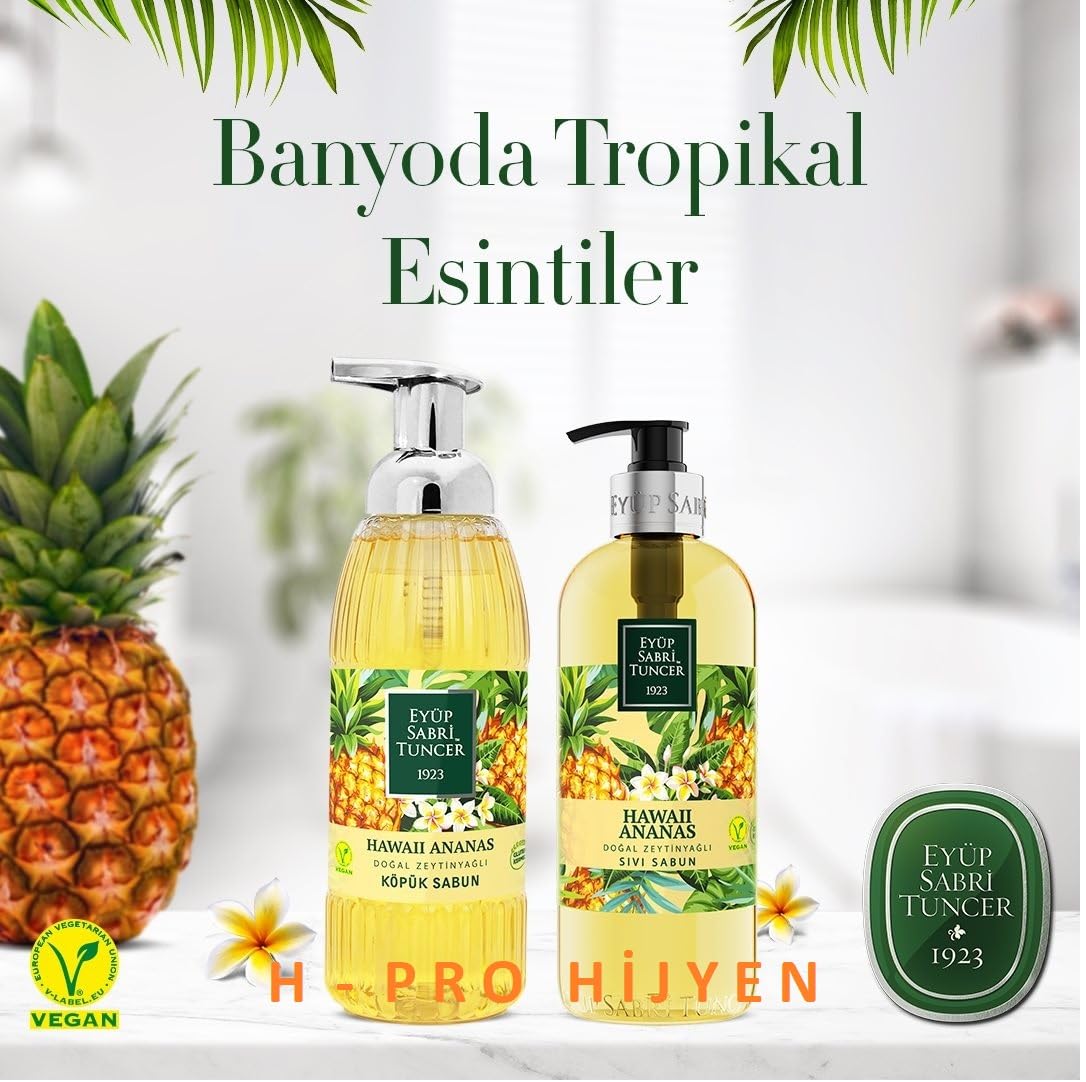 Eyüp Sabri Tuncer HAWAİİ ANANAS 5'Lİ SET, h-pro hijyen
