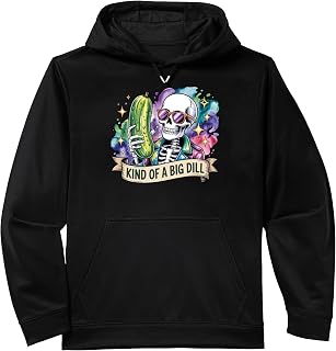 Kind of a Big Dill Funny Pickle Trending Meme Performance Hoodie