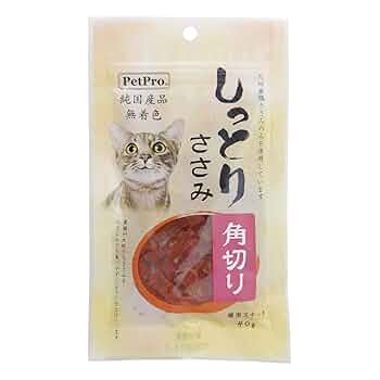 Amazon.co.jp: ペットプロ 猫用おやつ 純国産しっとりささみ 角