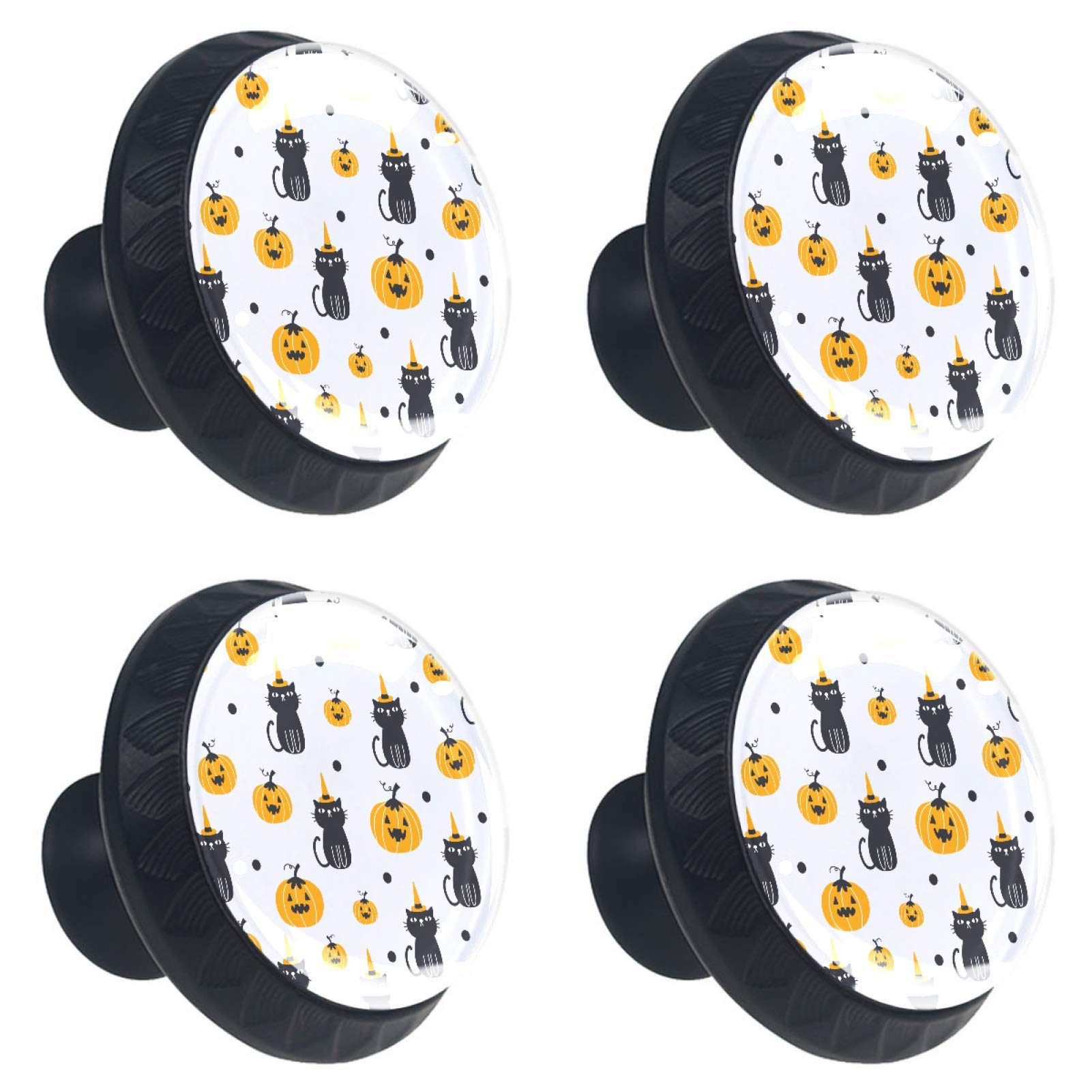 Boutons de tiroir Halloween citrouille : remplacez vos poignées tristes et unies