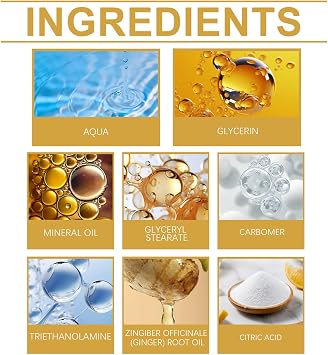 Ginger Fat Burning Cream Anti-cellulite Full Body Slimming Massaging Cream for Belly, Perfect for Cellulite, Soothing, Relaxing, Tightening & Slimming