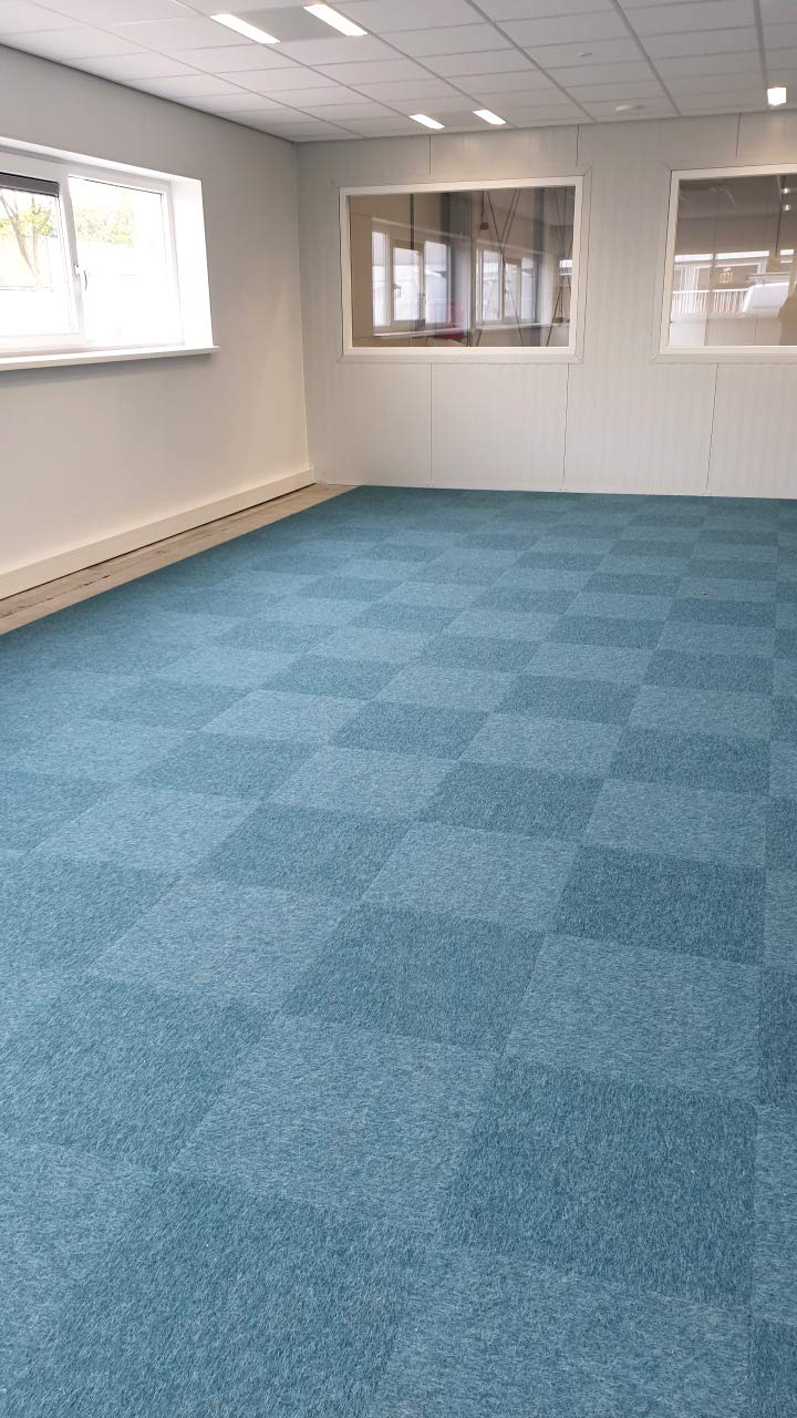 Teppichfliesen Superflor Pineforest Nadelfilz | Selbstliegend | 50x50 cm | Heugaveld | Pro Karton = 5m2 (Pineforest)