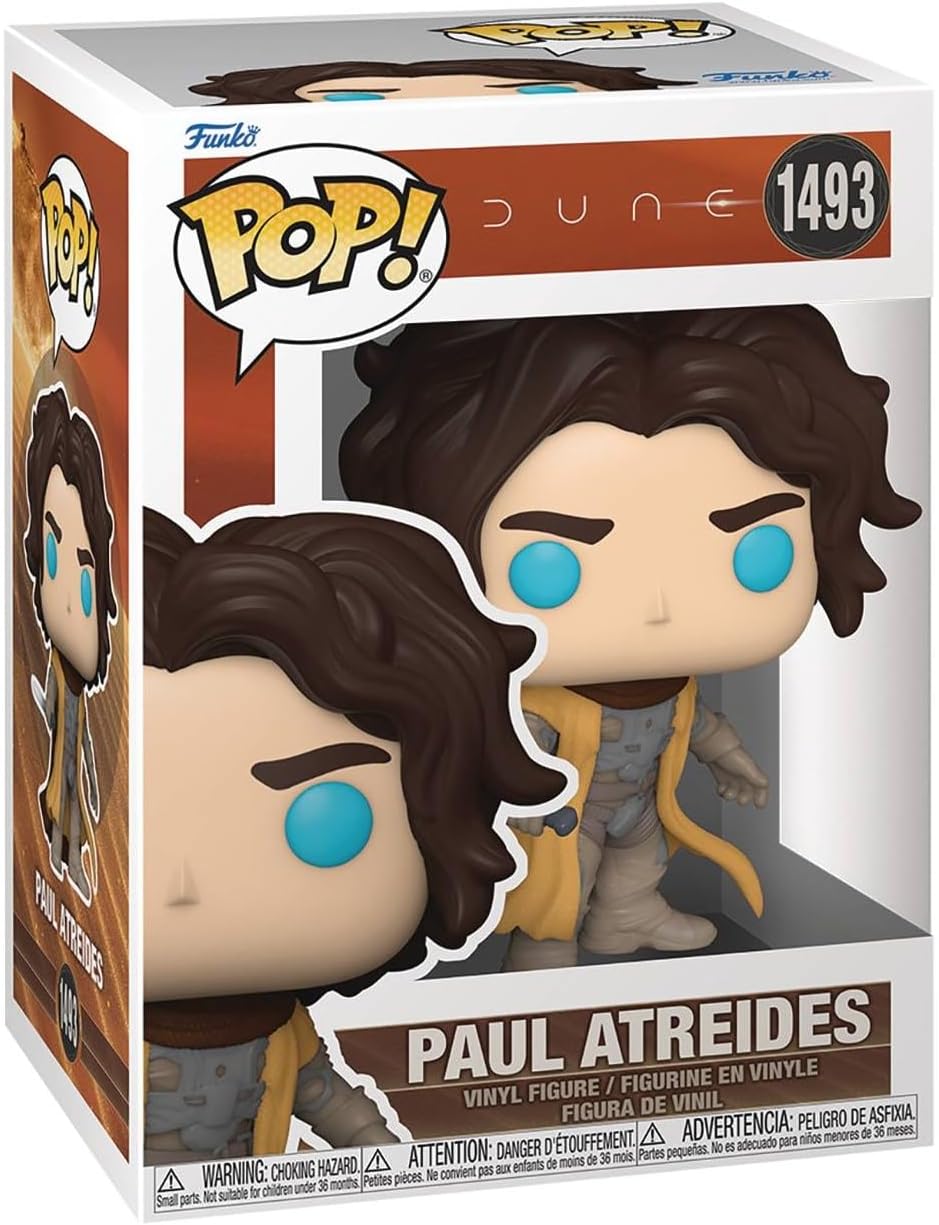 POP Movies: Dune: Part Two - Paul Atreides Funko Vinyl Figure (Bundled with Compatible Box Protector Case), Multicolor, 3.75 inches