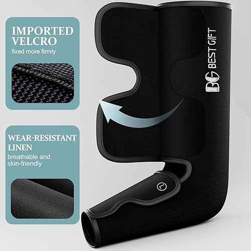 Miniatura 6 de Masajeador de pies y piernas con calor, el mejor regalo para mamá, papá, mujeres, hombres y ancianos, masajeador de compresión de aire de pies y