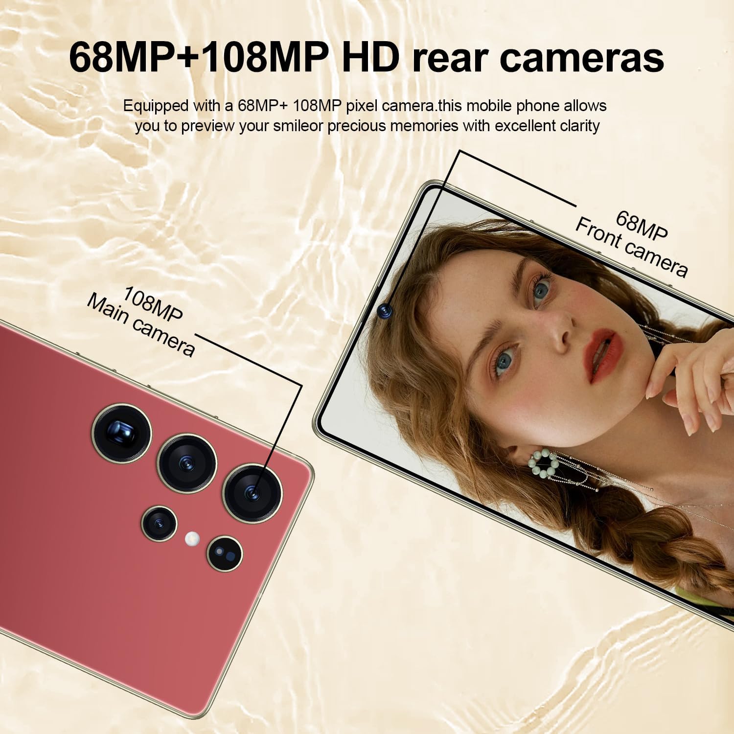 I25 Ultra: Powerhouse 16GB/512GB, 2-Day 7000mAh Battery, Huge 6.99" Android 14 Phone w/Built-in Stylus - Your All-in-One Device The Superior Choice (Wine Red)