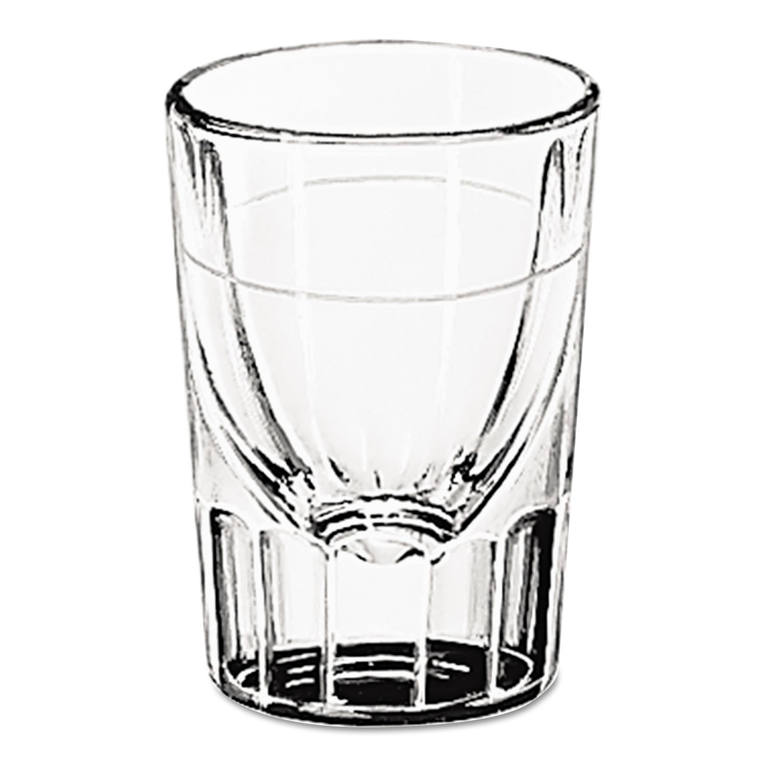 1 Oz Fluted Whiskey(48) by Libbey – 1 Ounces, 1.0 fluid_ounces, Glass, Clear, Model 123456