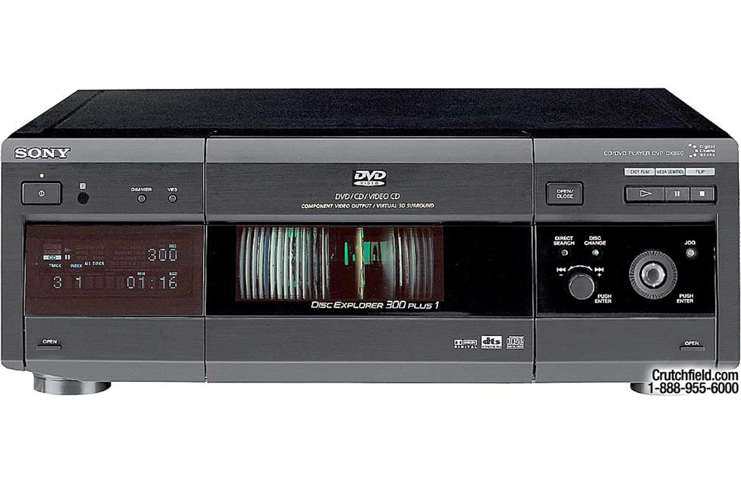 Sony DVP-CX860 300 1 DVD CD Changing Player Renewed