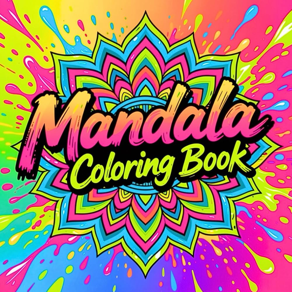 Mandala Coloring Book for Adult Peaceful Meditation and Creative Focus Featuring Balanced Mandala Designs for Stress Relief Mindfulness and Artistic Coloring