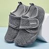 Zapatillas de casa para niños pequeños, de invierno, suaves y cálidas para dormitorio 5