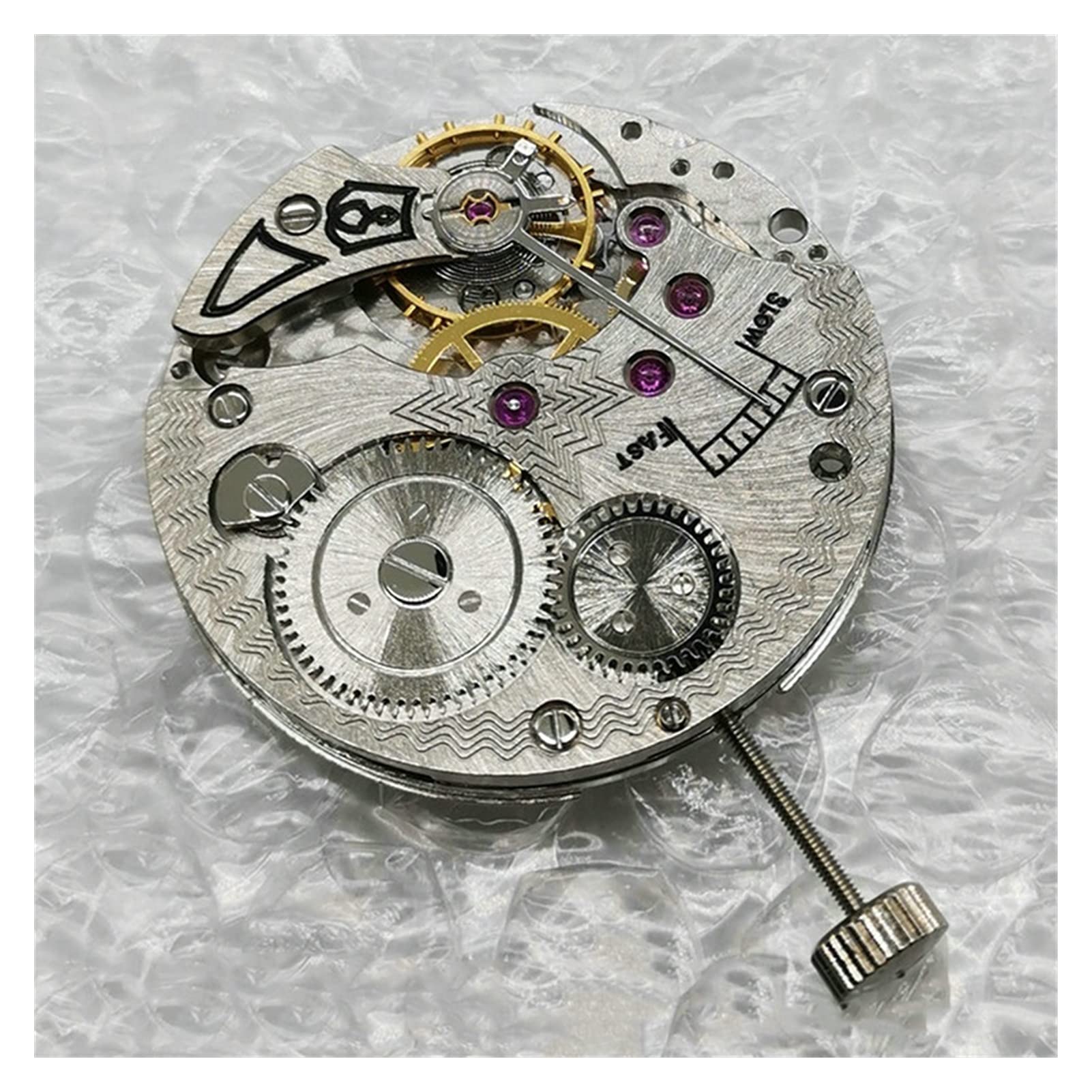 Movimiento de Reloj mecánico Manual de Repuesto (17 rubíes), Compatible con el Movimiento de Reloj ST3621; Herramientas y Accesorios para reparación y reemplazo de Relojes.
